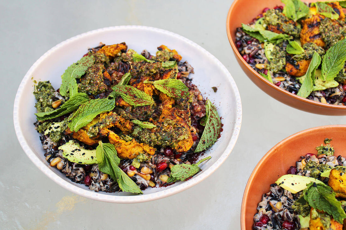 Blackened Chicken Black Rice Bowl