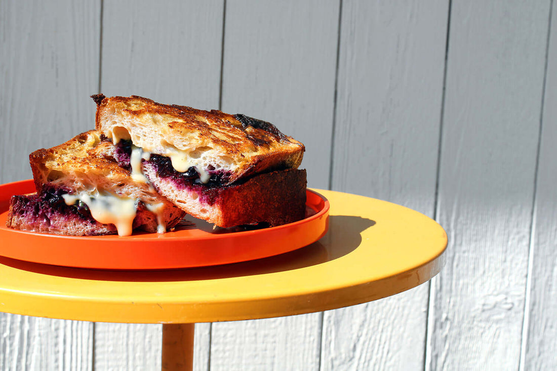 Blueberry Brie Grilled Cheese