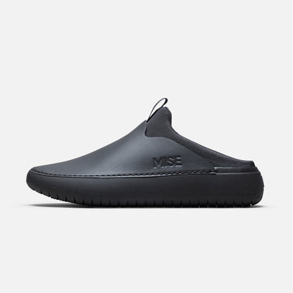 MISE Relaxed kitchen shoe with collapsed heel lateral view